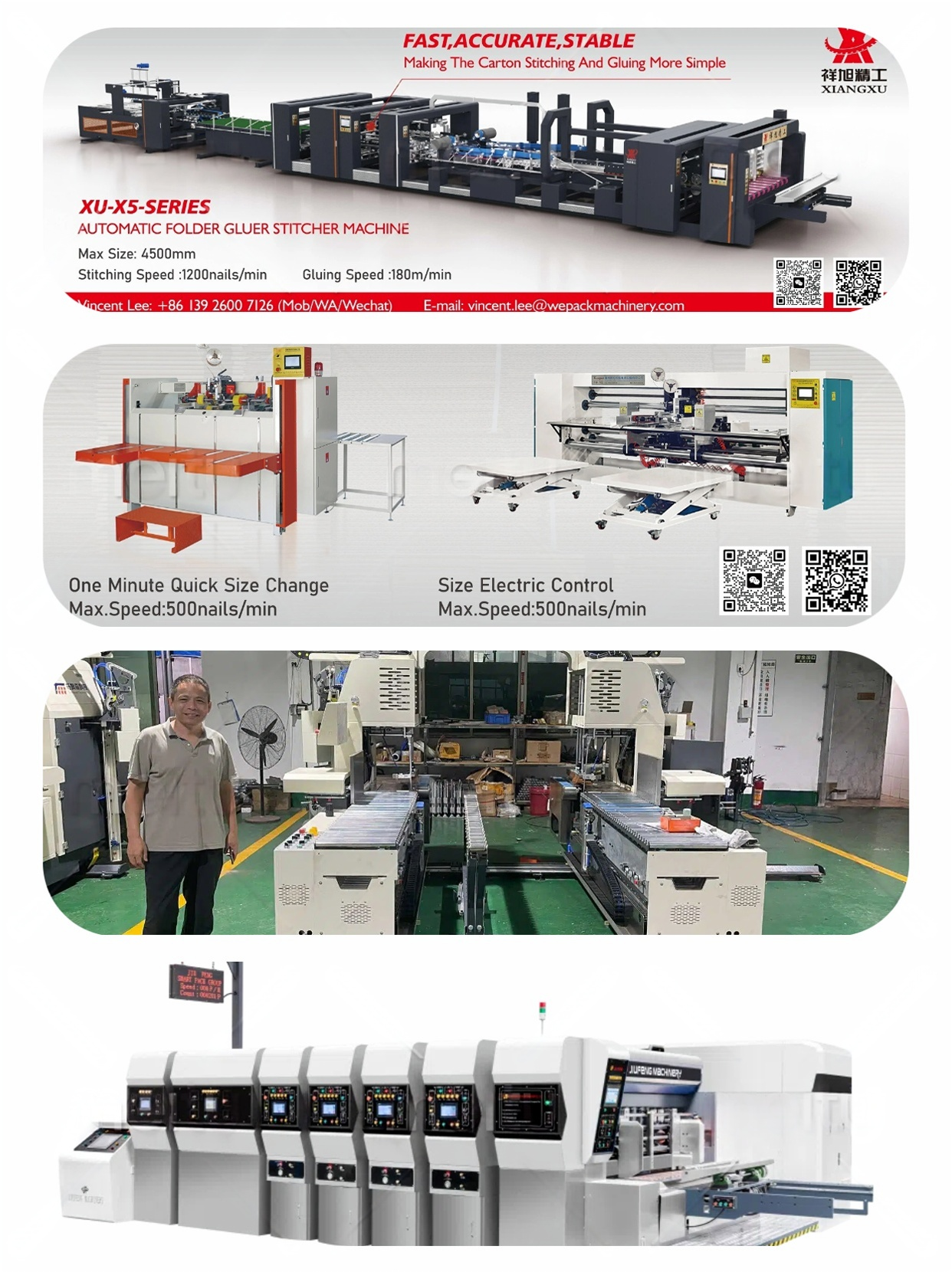 qualité Agrafeuse automatique de Gluer de dossier usine