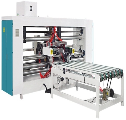 Semi-automatique à double pièce joint double servo pour la couture de carton